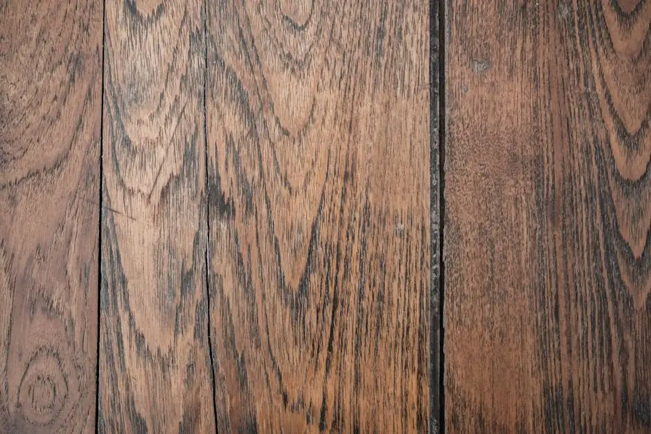 Detailed view of rustic wooden planks showcasing natural grain patterns and textures.